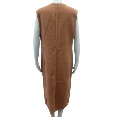 Wood Button Long Gilet 2023 38