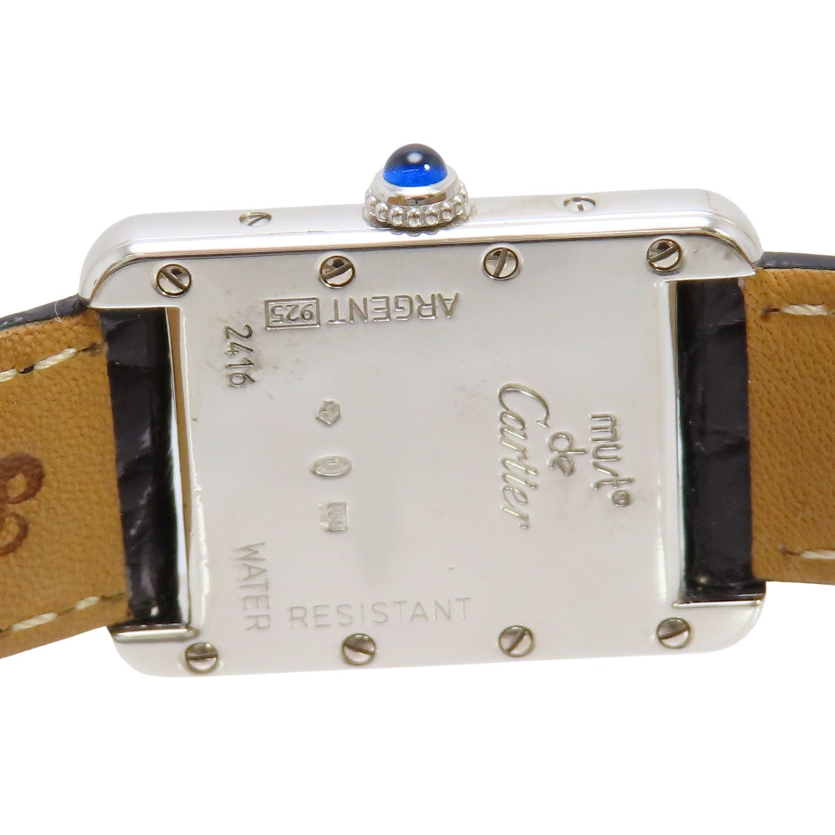 Mast Tank SM SV925/Leather Quartz White