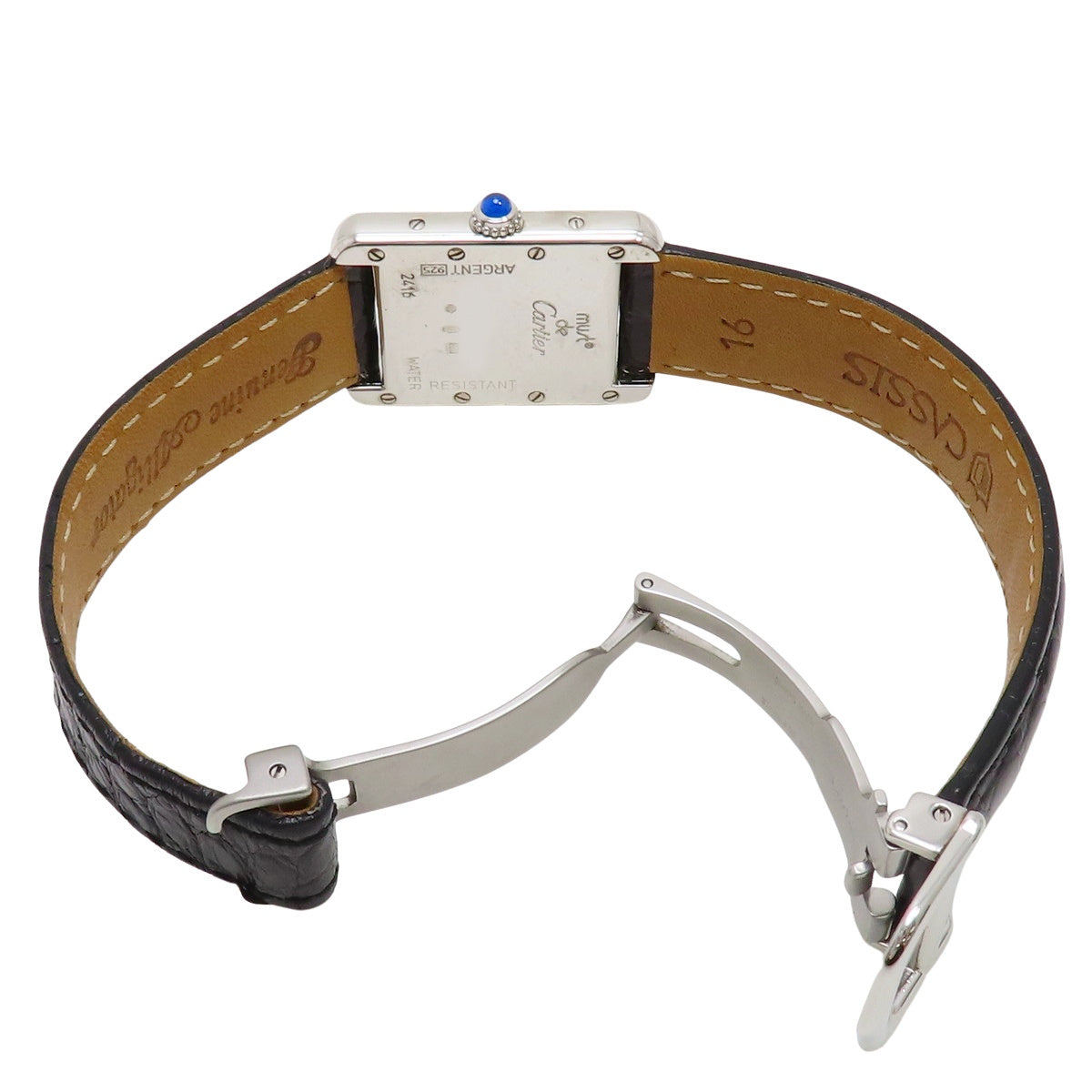 Mast Tank SM SV925/Leather Quartz White