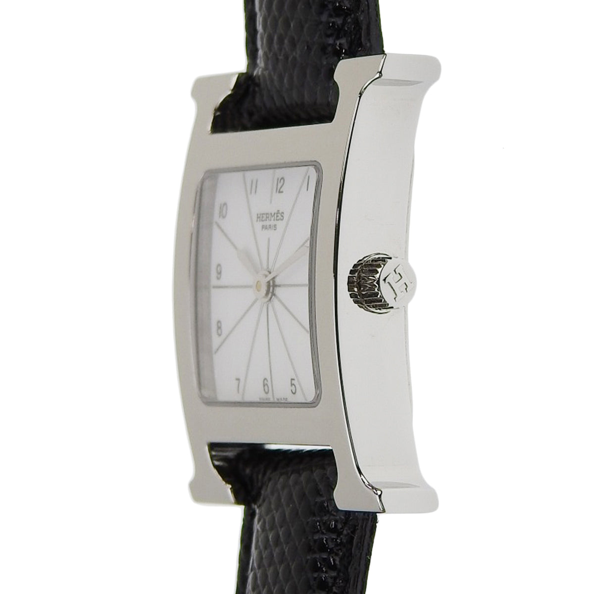 HH1.210 H腕表 迷你款 不锈钢/皮革 石英表 白色