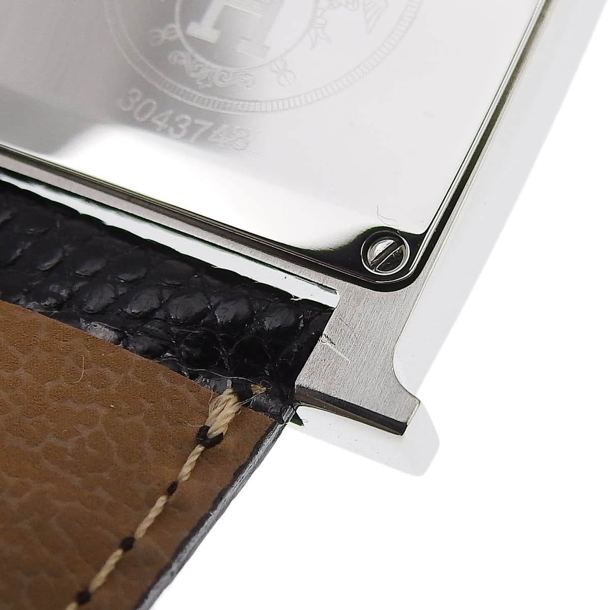 HH1.210 H腕表 迷你款 不锈钢/皮革 石英表 白色