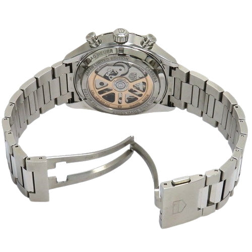 CBN2019.BA0642 Carrera Caliber Heuer 02 Stainless Steel Automatic Black Japan Limited Edition of 300 pieces