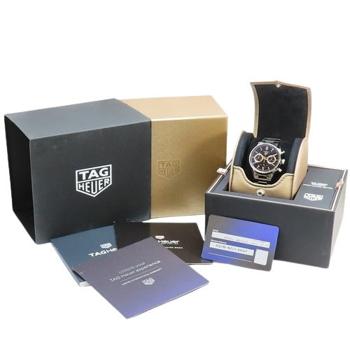 CBN2019.BA0642 Carrera Caliber Heuer 02 Stainless Steel Automatic Black Japan Limited Edition of 300 pieces