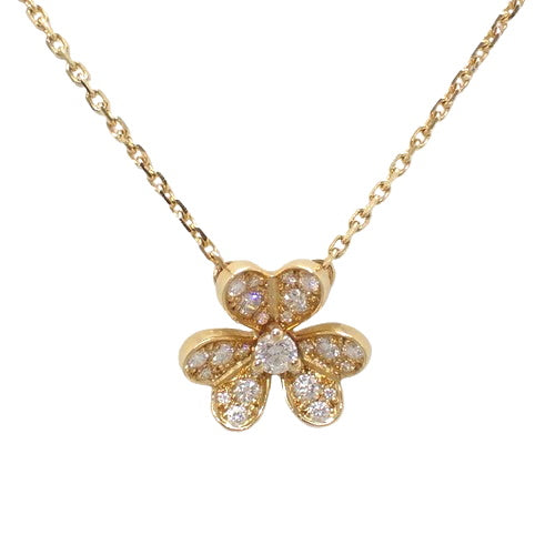 フリヴォルペンダント ミニモデル ダイヤモンド イエローゴールド K18YG アクセサリー ジュエリー 花 フラワー