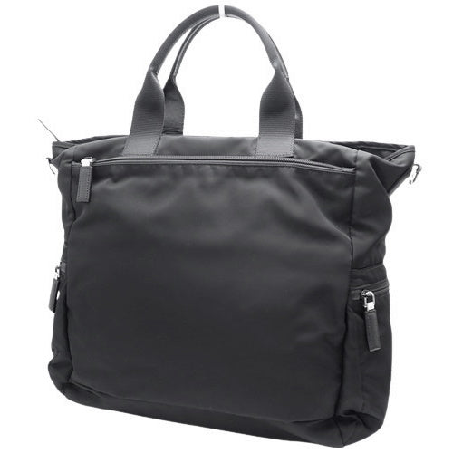 2WAYトートバッグ ナイロン レザー TESSUTO MONTAGN NERO ネロ 2VG040 ショルダー 肩掛け 斜め掛け