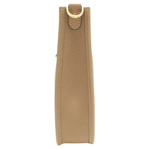 【未使用】爱马仕(Hermes)Evelyne Amazon TPM,Taurillon Clemence皮革,米色/榛果色/铜色/金色,金色五金件,B刻印