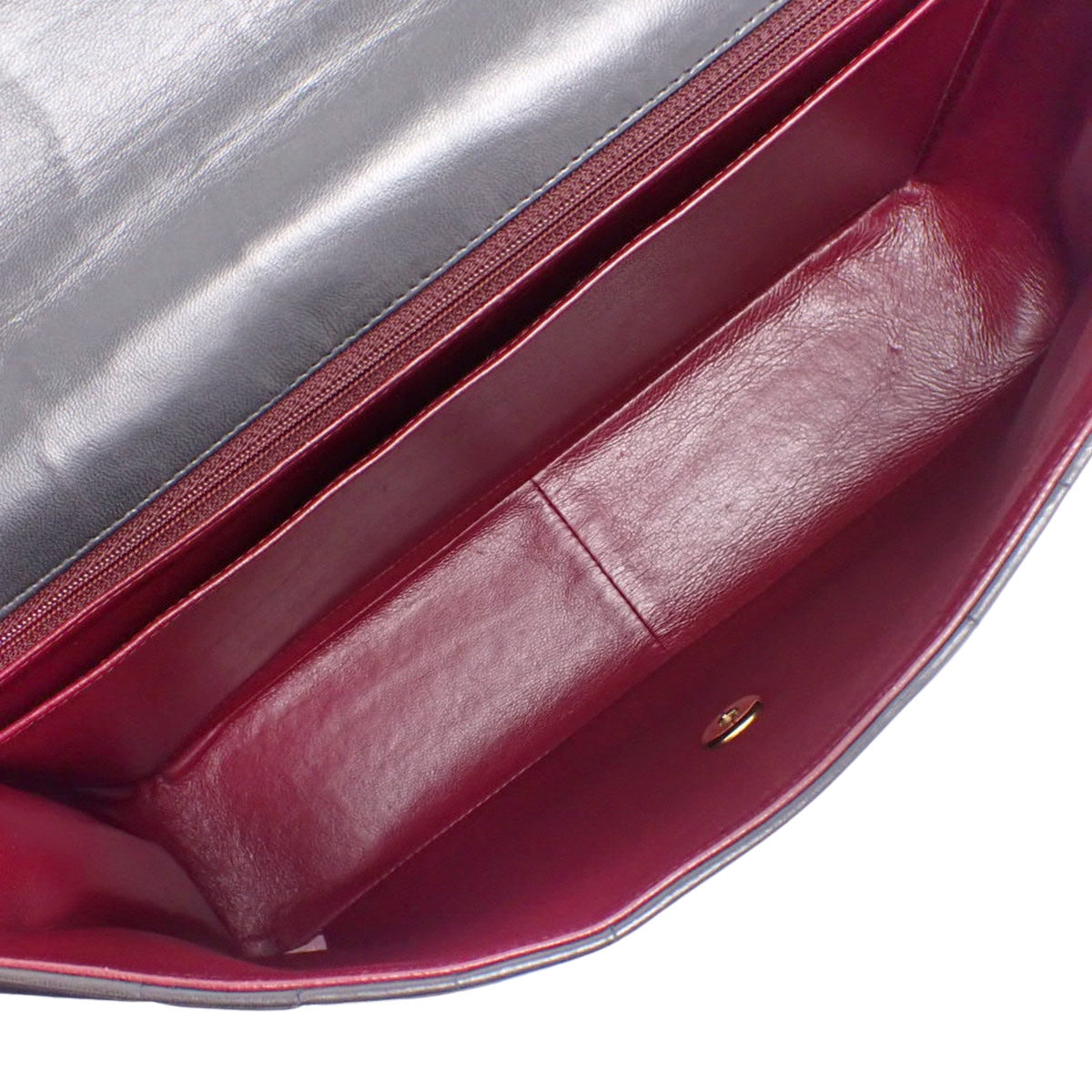 Mademoiselle Coco Mark 黑色羊皮链条单肩包