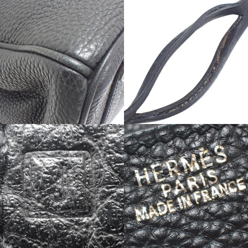 Birkin 30 Togo, Palladium hardware, Black, Silver hardware, □J stamp