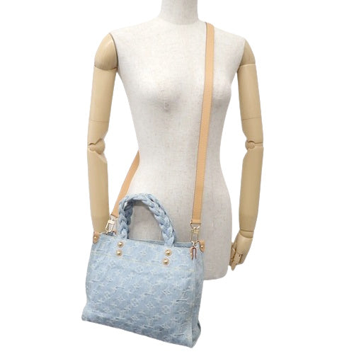 Monogram Denim Let Go PM 双向单肩托特包,Monogram Denim,M24897