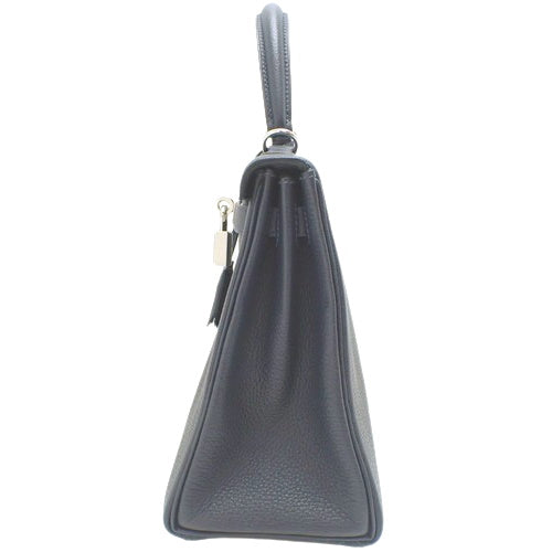 ケリー 25 (内縫い) トゴ パラジウム金具 ブルーニュイ シルバー金具 Y刻印