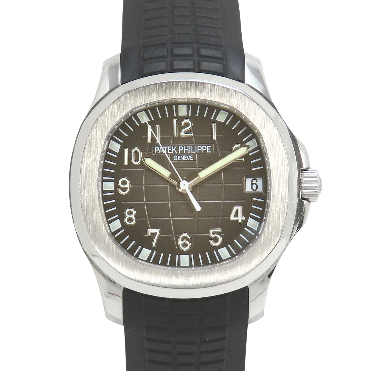 5165A-001 Aquanaut Large SS/Rubber Stainless Steel Automatic Black