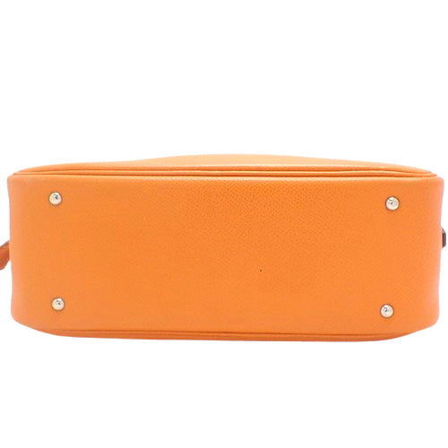 Mini Plume 20 迷你 Epsom 皮革手提包,配钯金金属配件和 H 形印章