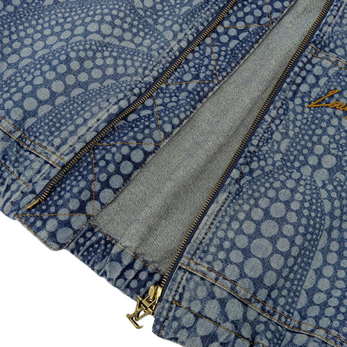 モノグラム・パンプキンドット LV×YK デニムジャケット RM232H アパレル ファッション 草間彌生コレクション コラボ 46 コットン