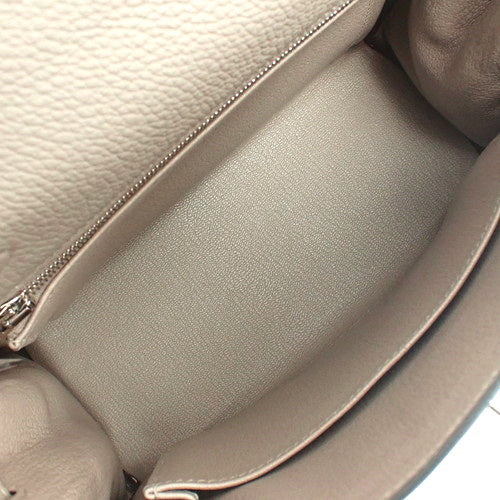 ケリー 25 (内縫い) グリアスファルト トゴ パラジウム金具 シルバー金具 C刻印 2WAY ショルダー 肩掛け
