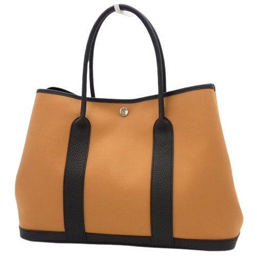 【新品】ガーデンパーティヴェルソPM トワルオフィシエ ネゴンダ パラジウム金具 デューン エトゥープ ブラック W刻印