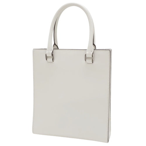 Embossed Triangle Logo 2-Way Leather Shoulder Bag 1BA333