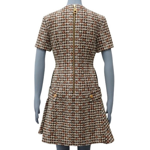 ツイード ワンピース 34 RW222W 半袖