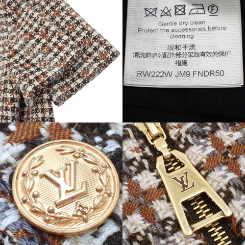 粗花呢连衣裙,34码,RW222W,短袖