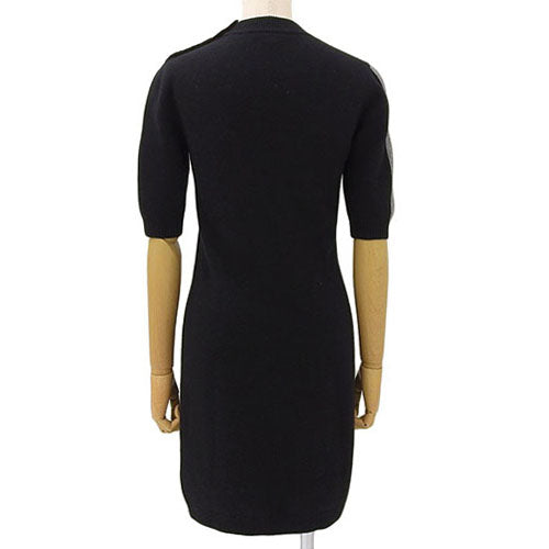 LV Intarsia Knit Dress, Size S