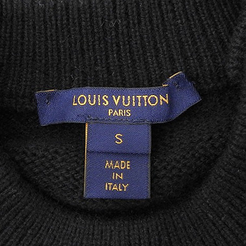 LV Intarsia Knit Dress, Size S