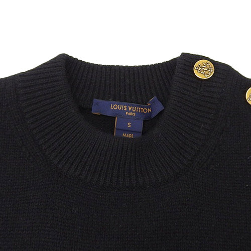 LV Intarsia Knit Dress, Size S