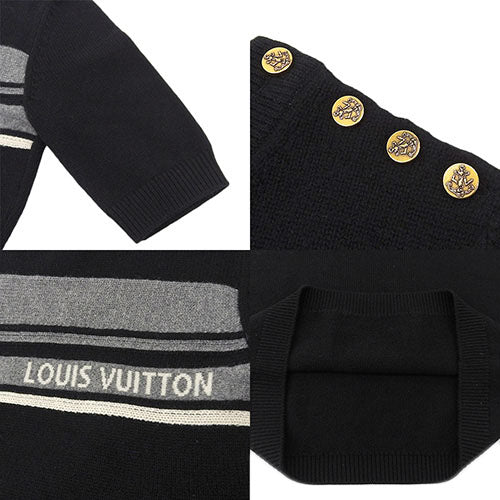 LV Intarsia Knit Dress, Size S