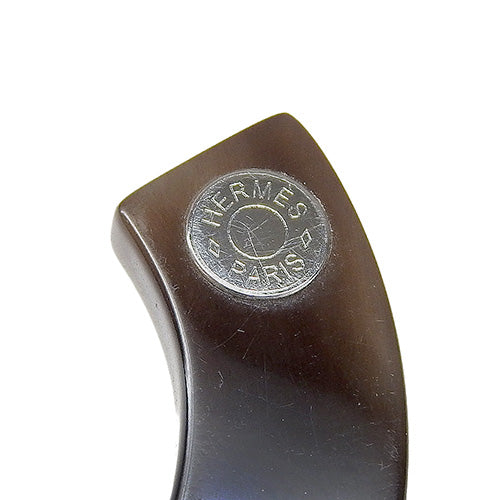 水牛角耳环,配钯金配件