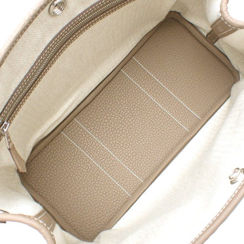 【新品】ガーデンパーティ TPM ネゴンダ パラジウム金具 エトープ/エトゥープ シルバー金具 W刻印