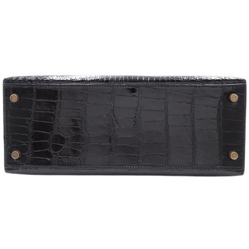 Kelly 28 (External Stitching) Alligator/Crocodile Leather with U Stamp