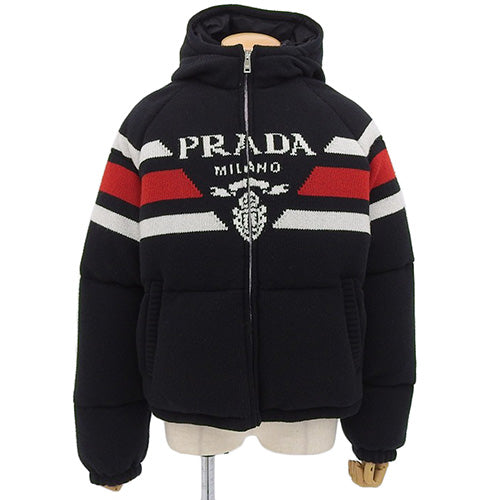 Knit Down Jacket, Size M, Apparel, Fashion, Hooded