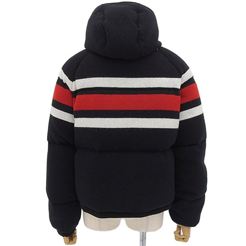 Knit Down Jacket, Size M, Apparel, Fashion, Hooded