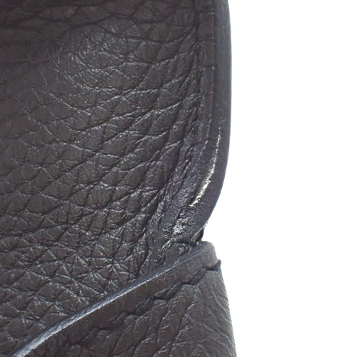 Kelly 28 (inner stitching) Taurillon Clemence leather, palladium hardware, Pron X stamp