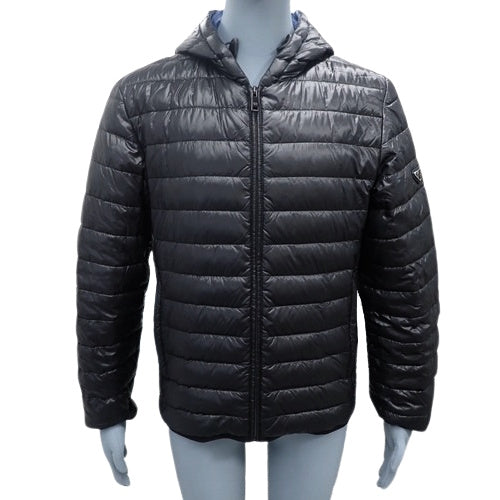 ライトダウンジャケット 2021年 48 フード付き ロゴプレート