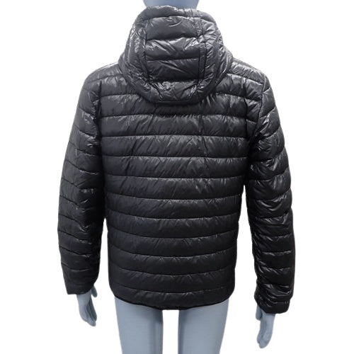 2021 款轻便羽绒服,48 码,带连帽和徽标牌