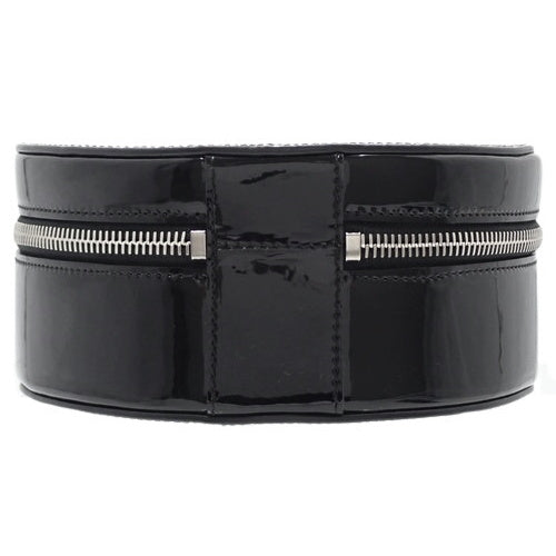 圆形链条单肩包 漆皮/漆皮