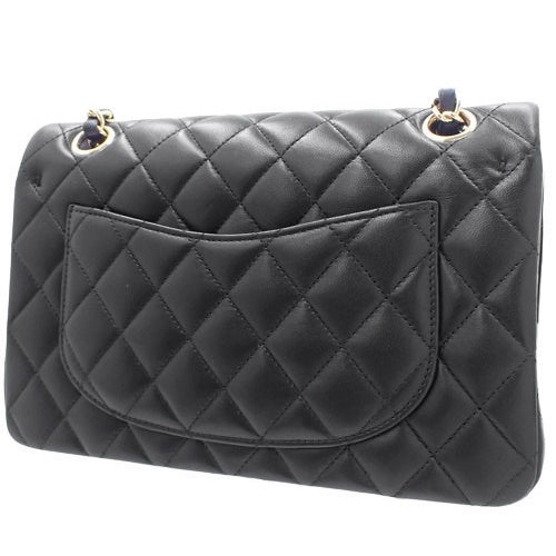 Matelasse Coco Mark Double Flap Chain Shoulder Bag, Crossbody, Double Flap, Lambskin