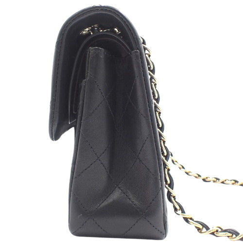 Matelasse Coco Mark Double Flap Chain Shoulder Bag, Crossbody, Double Flap, Lambskin