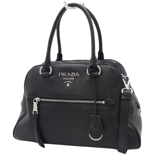 2WAY ハンドバッグ カーフ VITELLO PHENIX NERO ネロ 1BB054 ショルダー 肩掛け 斜め掛け