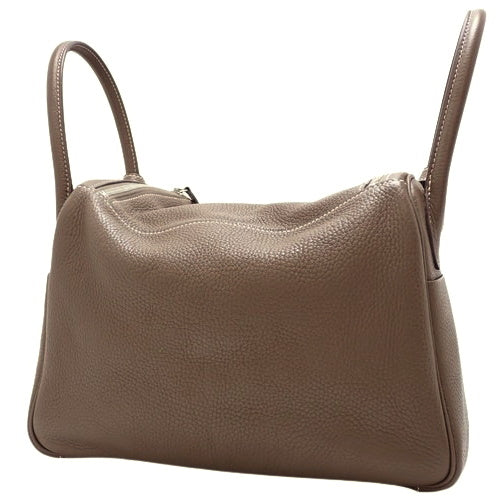 リンディ30 トリヨンクレマンス パラジウム金具 エトゥープ/エトープ シルバー金具 A刻印