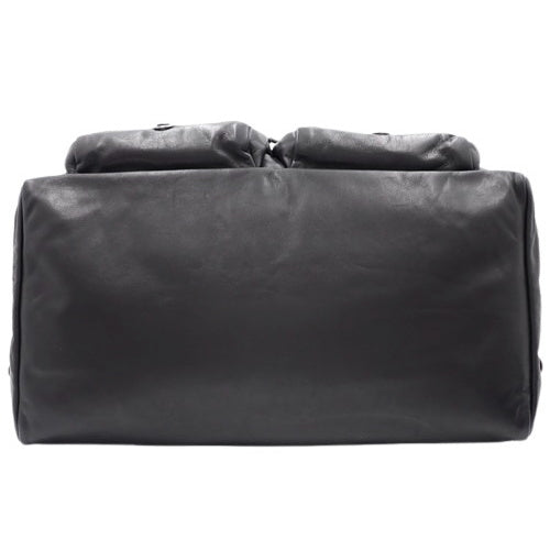 Logo Plate Boston Bag Travel Bag Leather