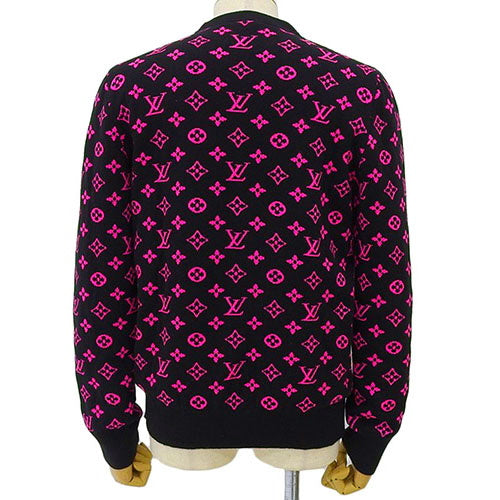 Half and Half Monogram Knit M