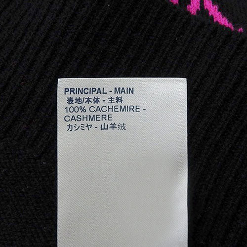 Half and Half Monogram Knit M