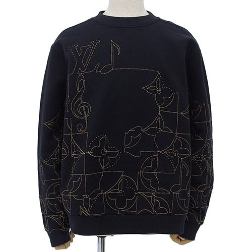 Music Line Embroidered Sweatshirt 2023 XL