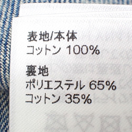 LV×YK インフィニティ ドット デニムシャツ 2023年 M RM232 ベースボールシャツ 草間彌生コレクション コラボ