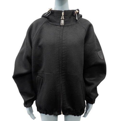 Reversible double-face hoodie, 2025, size 38 RW251, zip-up hoodie, monogram