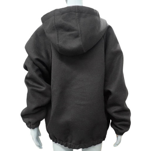 Reversible double-face hoodie, 2025, size 38 RW251, zip-up hoodie, monogram