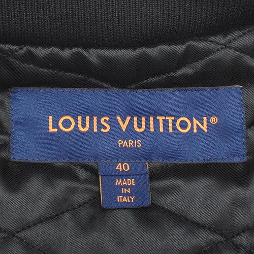 Oversized Monogram Teddy Bomber Jacket 2024, Size 40, RW241