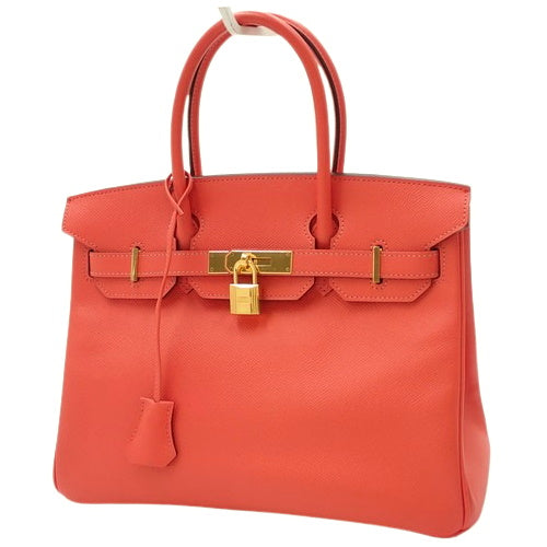 バーキン 30 ヴォーエプソン ローズジャイプール ゴールド金具 X刻印