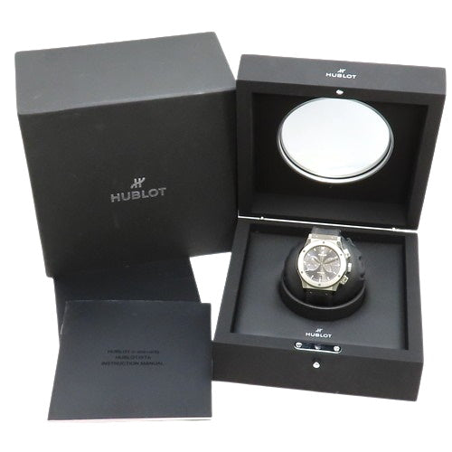 521.NX.7071.LR 经典融合计时码表钛金属/皮革/橡胶自动灰色