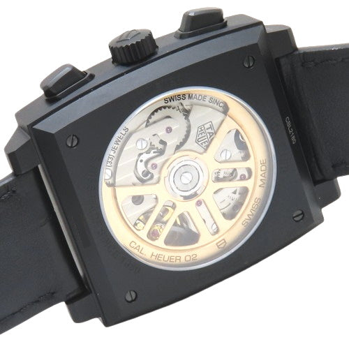 CBL2180.FC6497 モナコ TI/アリゲーター 自動巻き ブラック スペシャルエディション